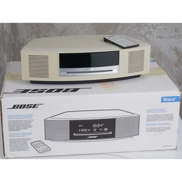COPY - Excellent Bose Wave Music System AM/FM Radio CD Aux Player Cream AWRCC2 … - Picture 2 of 12